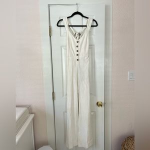 Knot Sisters White Jumpsuit